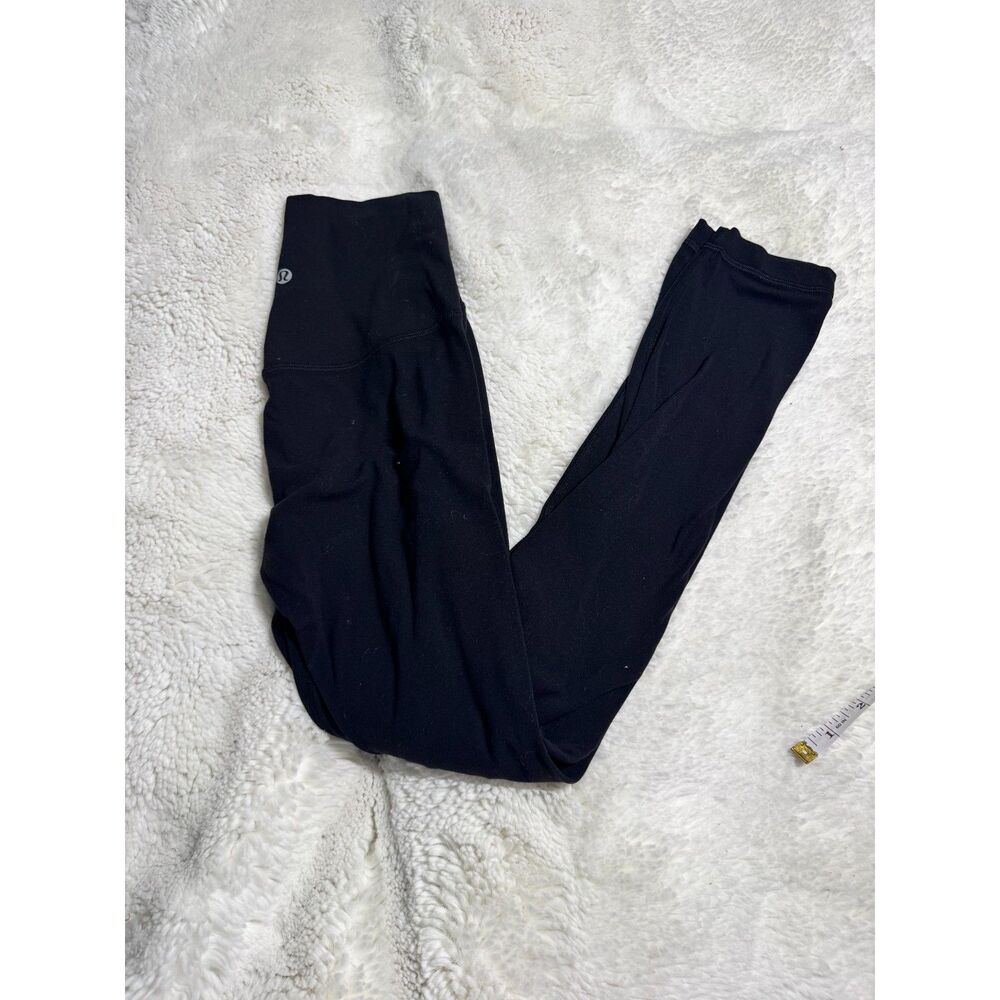 Lululemon Black High Rise Athletic Leggings Yoga 4 Workout Pants